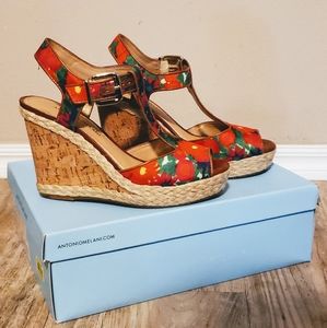 Floral Antonio Melani wedges